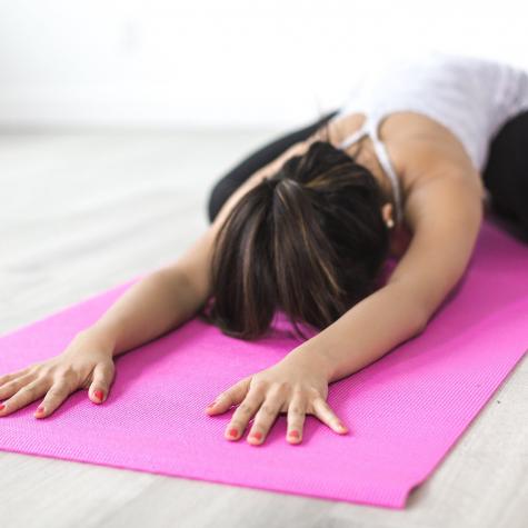 Yoga auf der Matte
