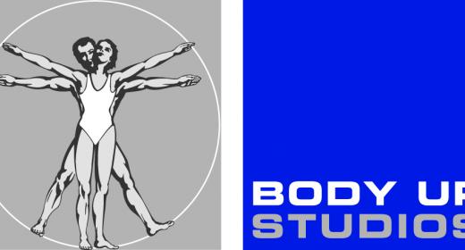Dies ist das Logo der Body Up Studios
