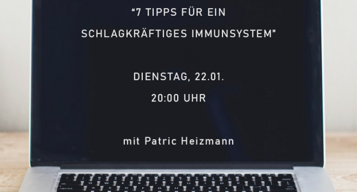 Laptop mit den Daten zum Webinar