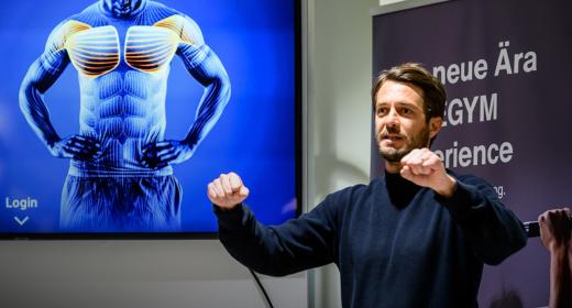 Expertenvortrag im Fitnessstudio