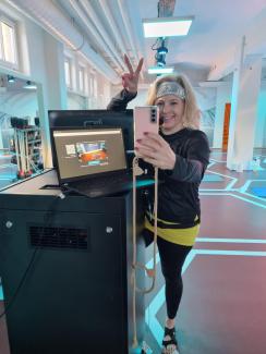Martina betreut die online Kurse Martina betreut die online Kurse