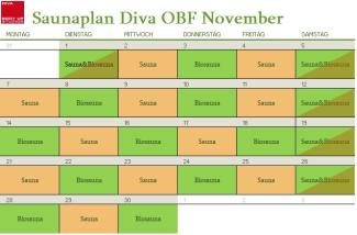 Saunaplan OBF November