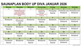 Saunaplan Diva Jan 2026
