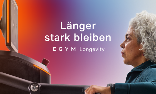 Frau auf Gerät